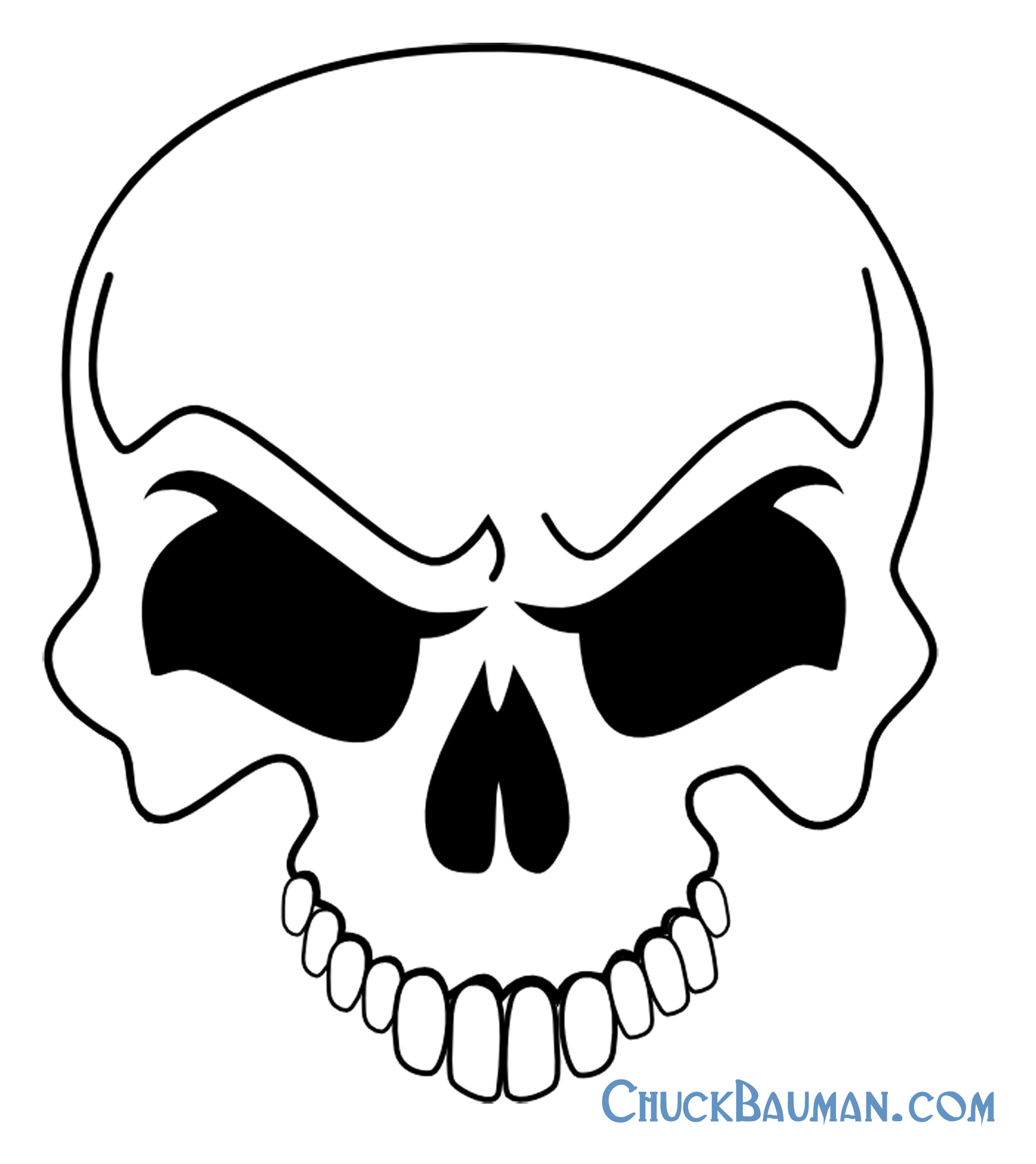 Free Printable Skull Templates