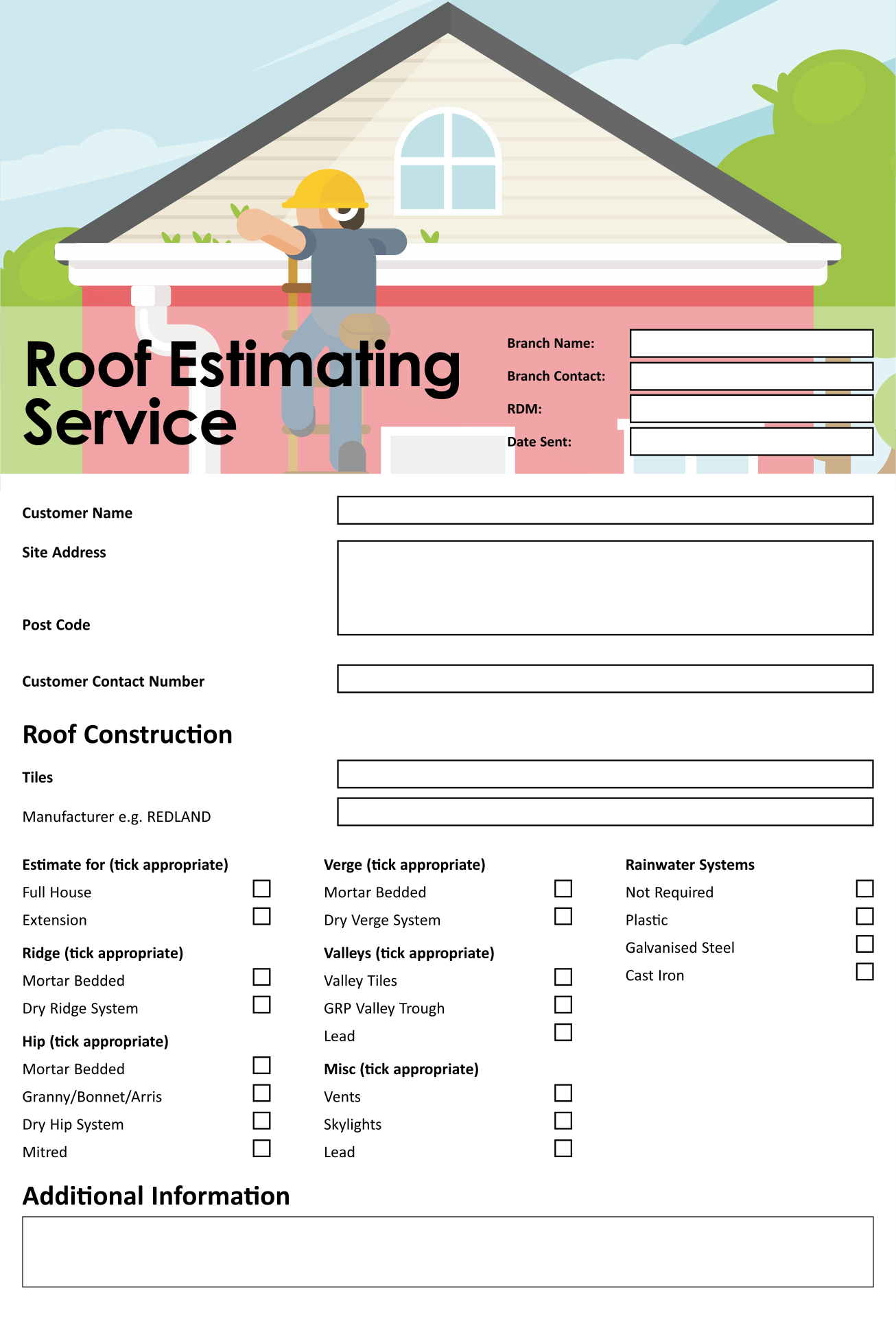 9 Best Images of Roofing Estimate Templates Printable Blank Roofing Estimate Template, Free