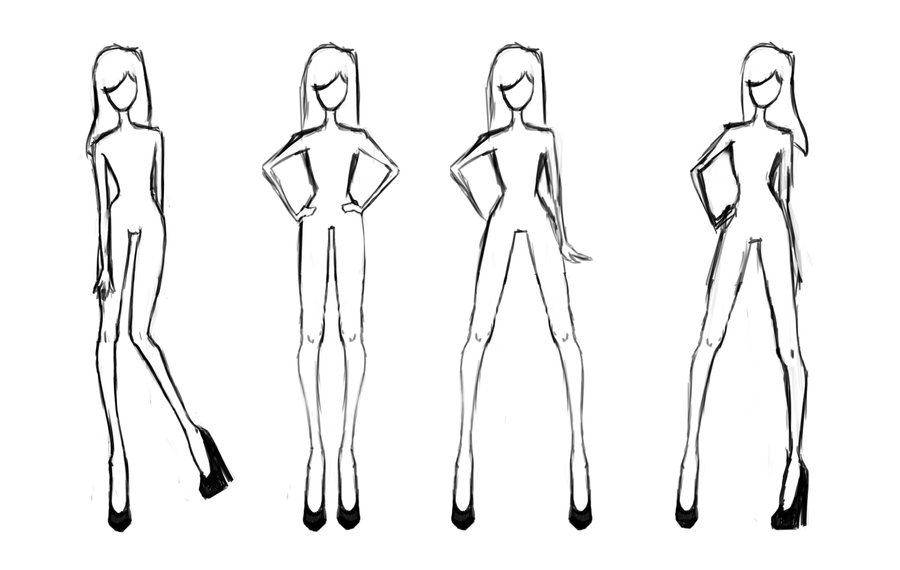 8 Best Images of Printable Clothing Design Templates Fashion Sketch