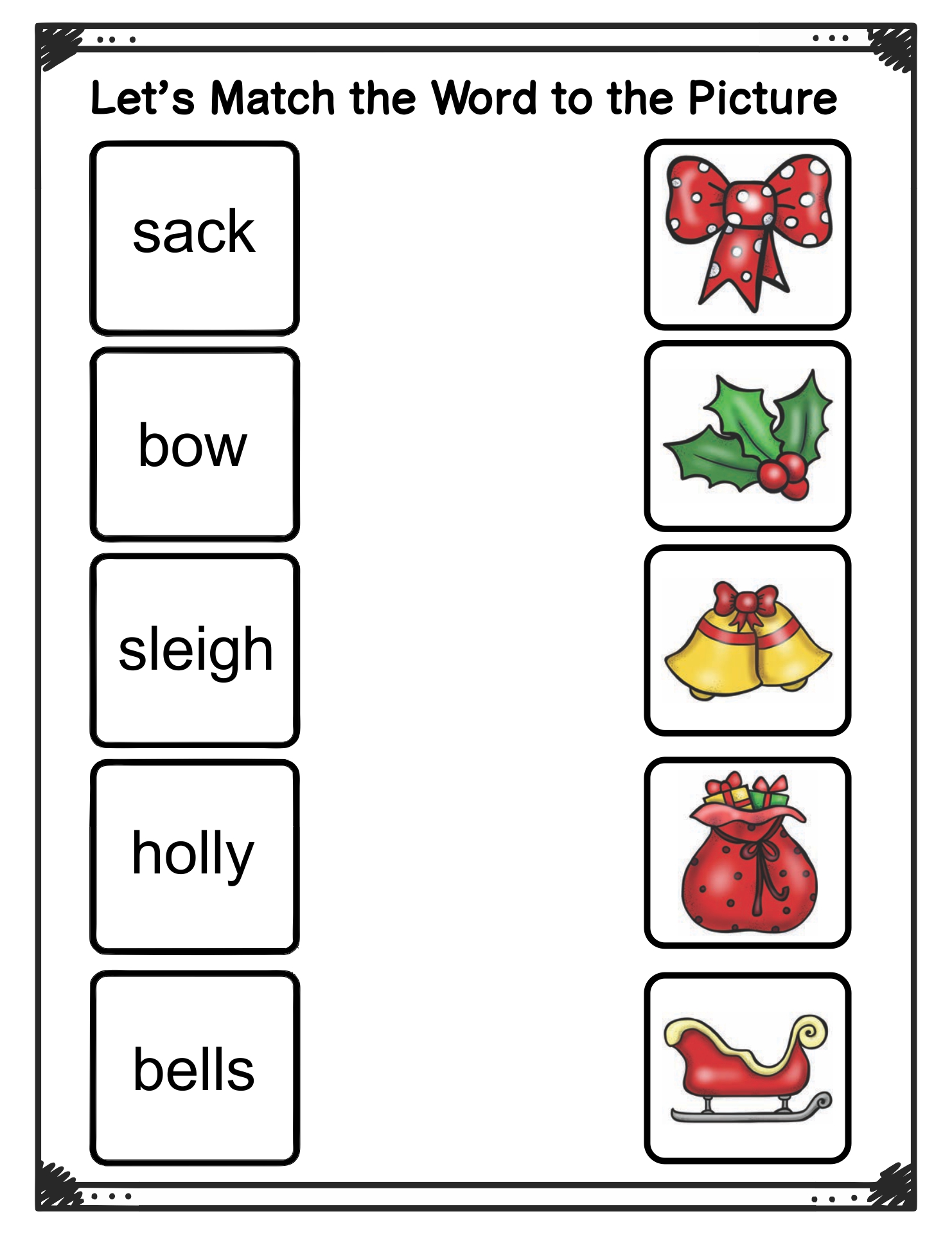 7 Best Images Of Kindergarten Christmas Activities Free Printable