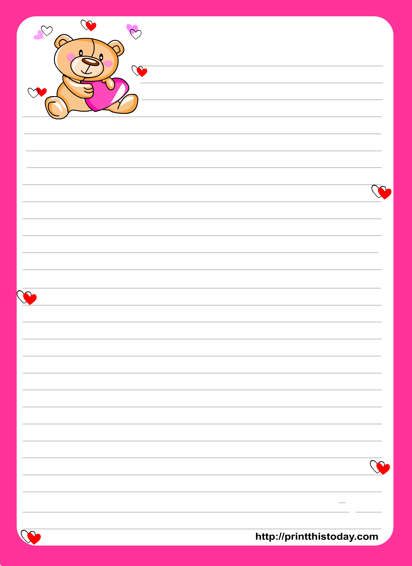 7 Best Images of Free Cute Printable Border Templates Free Printable