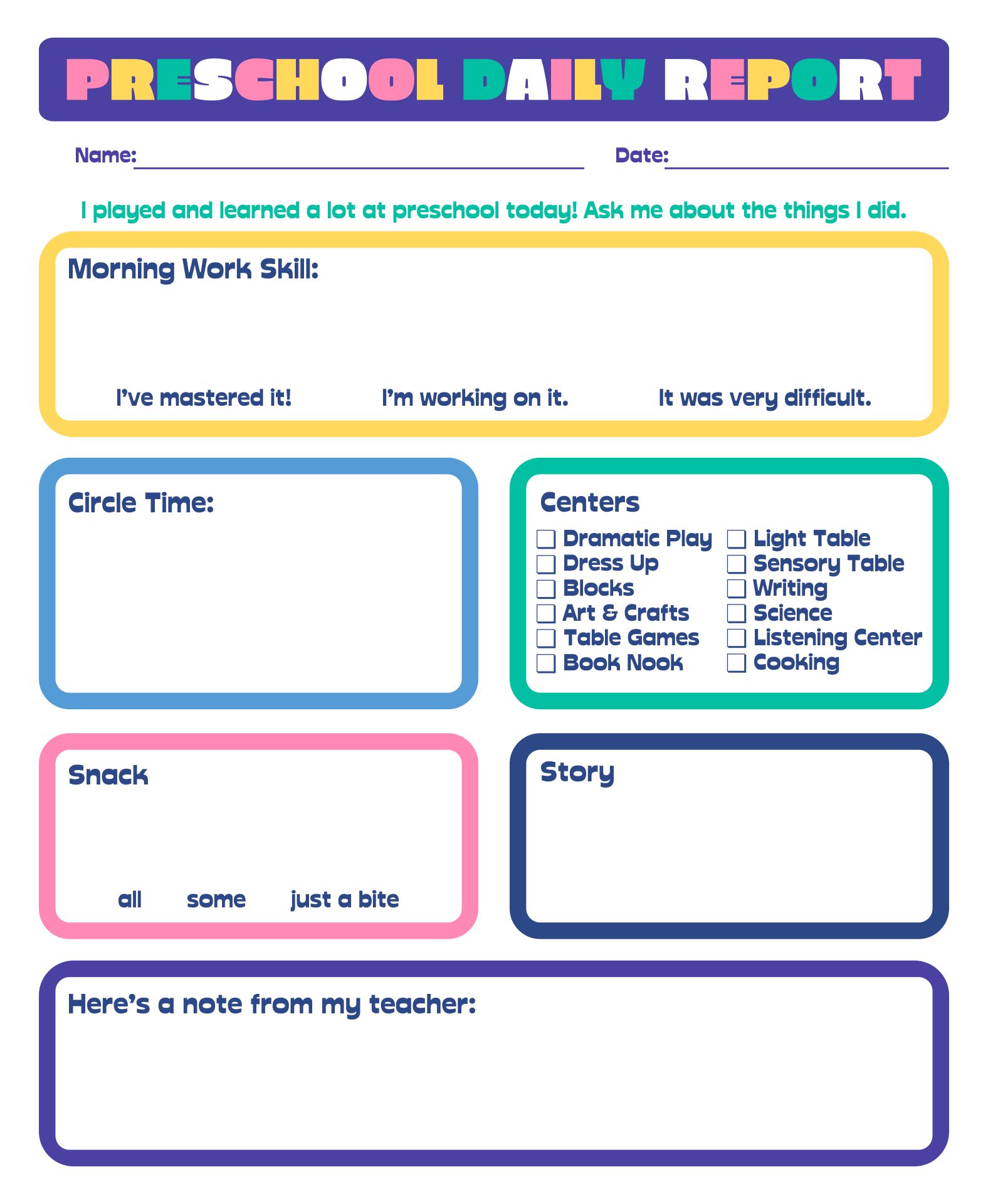 daycare-daily-report-printable