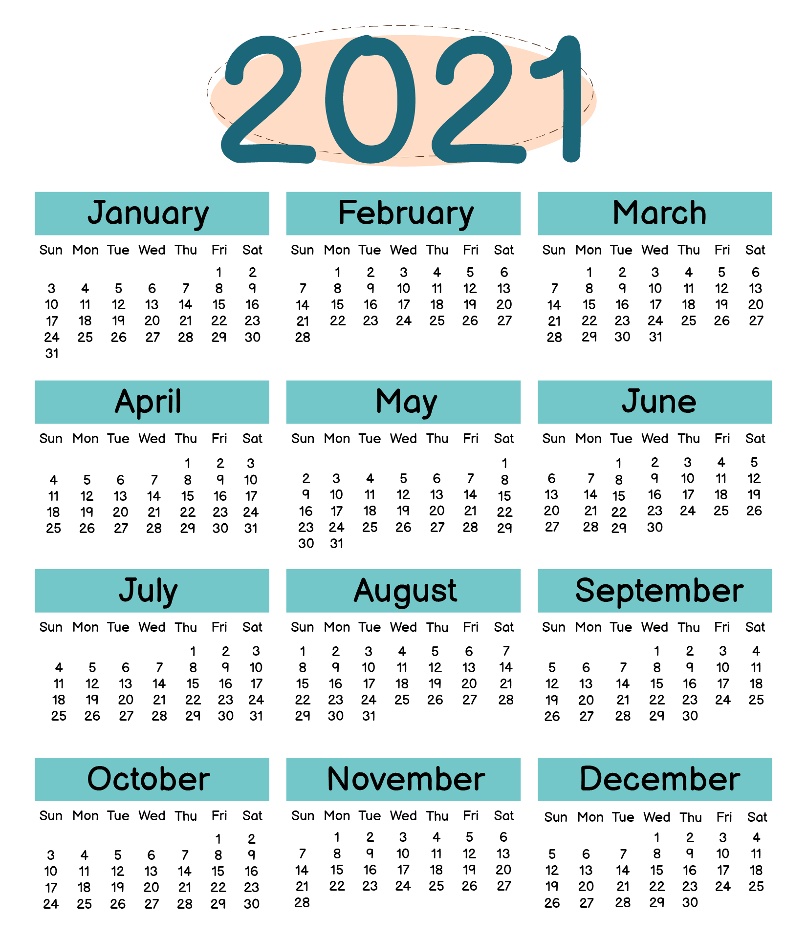 5 Best Images Of 2021 Calendar Printable Free 2021 Yearly Calendar 5 Best Images Of 2021 Calendar Printable Free 2021 Yearly Calendar