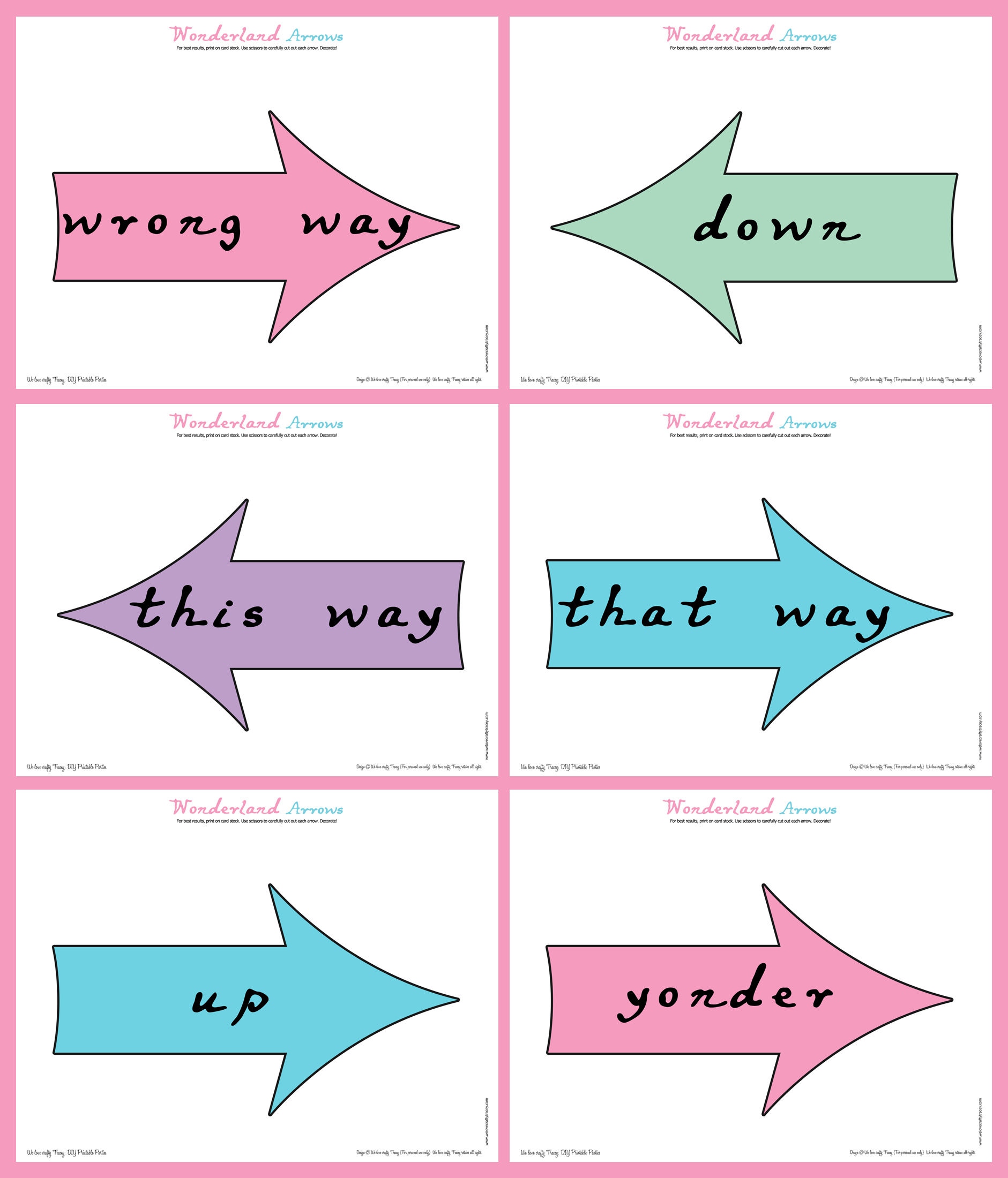 free-printable-alice-in-wonderland-arrow-signs-template