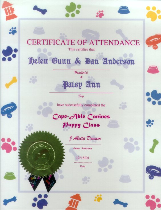 Walking Certificate Templates