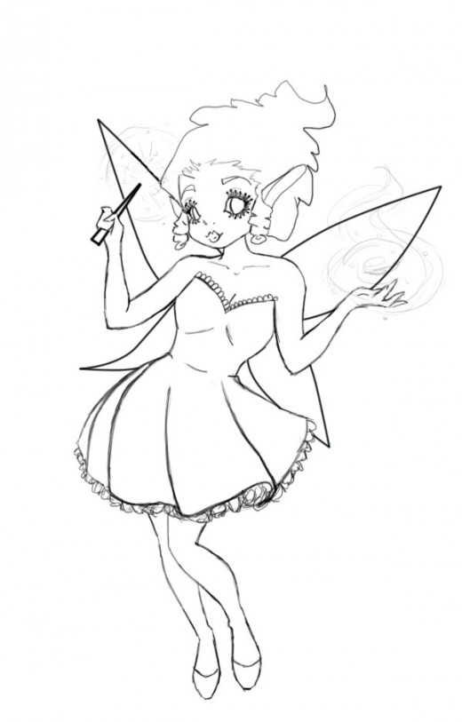 fairy godmother coloring pages print - photo #18