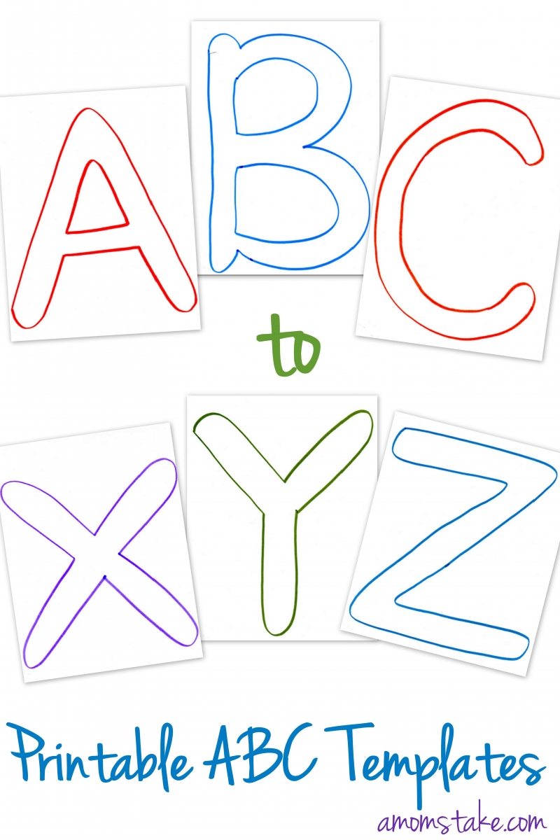 Free Printable Alphabet Book Template