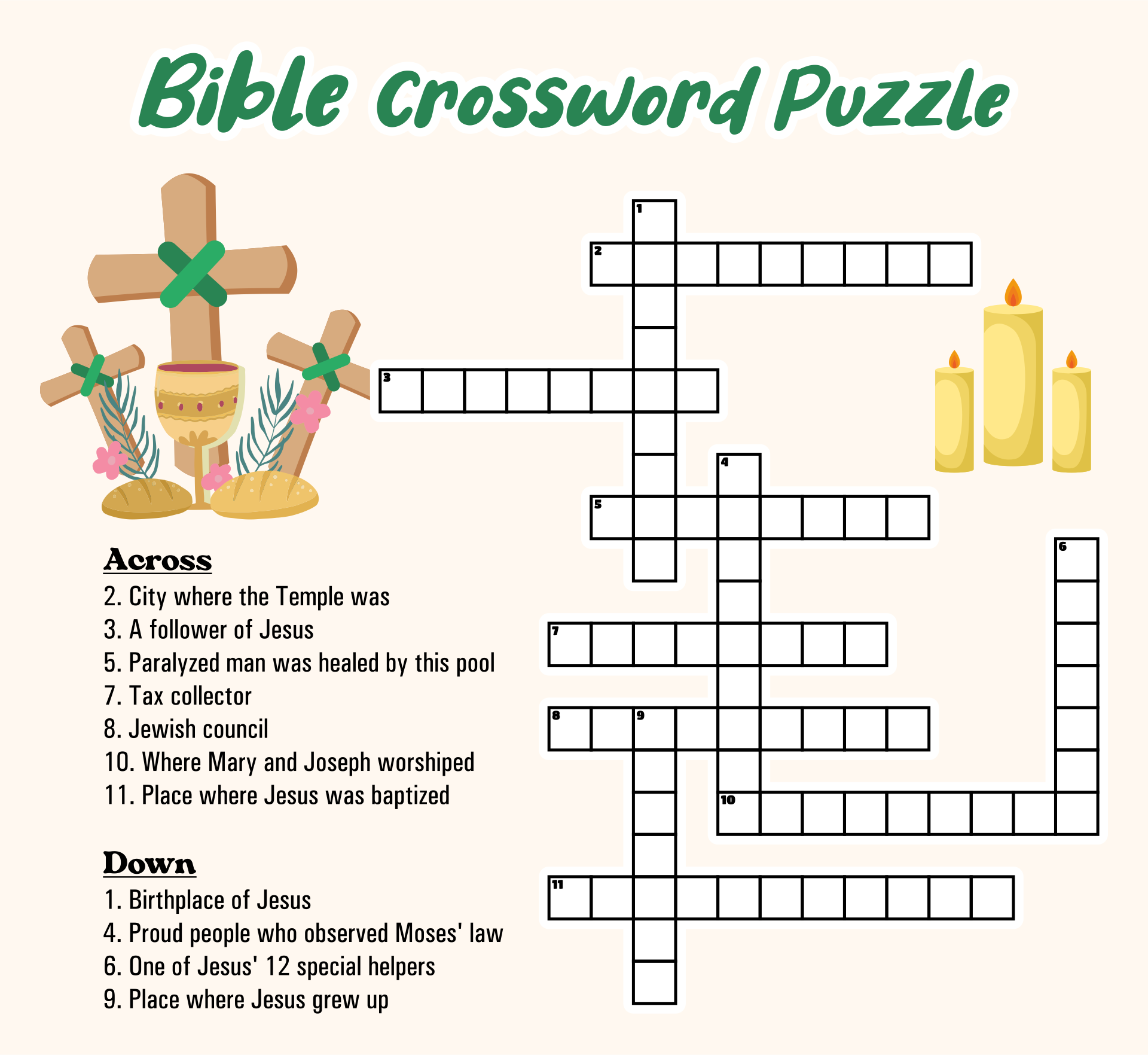 Adult Bible Word Puzzles 89