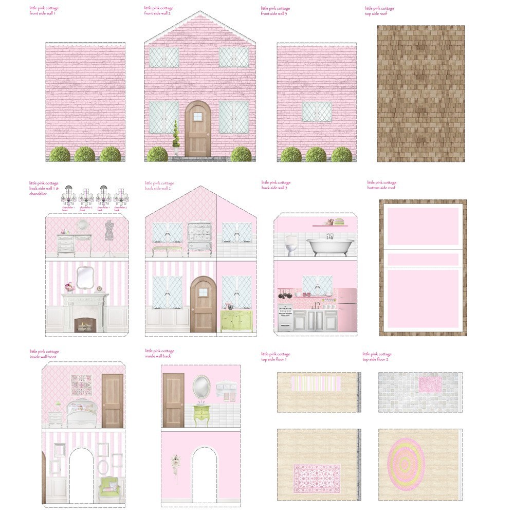 Free Dollhouse Printables Accessories