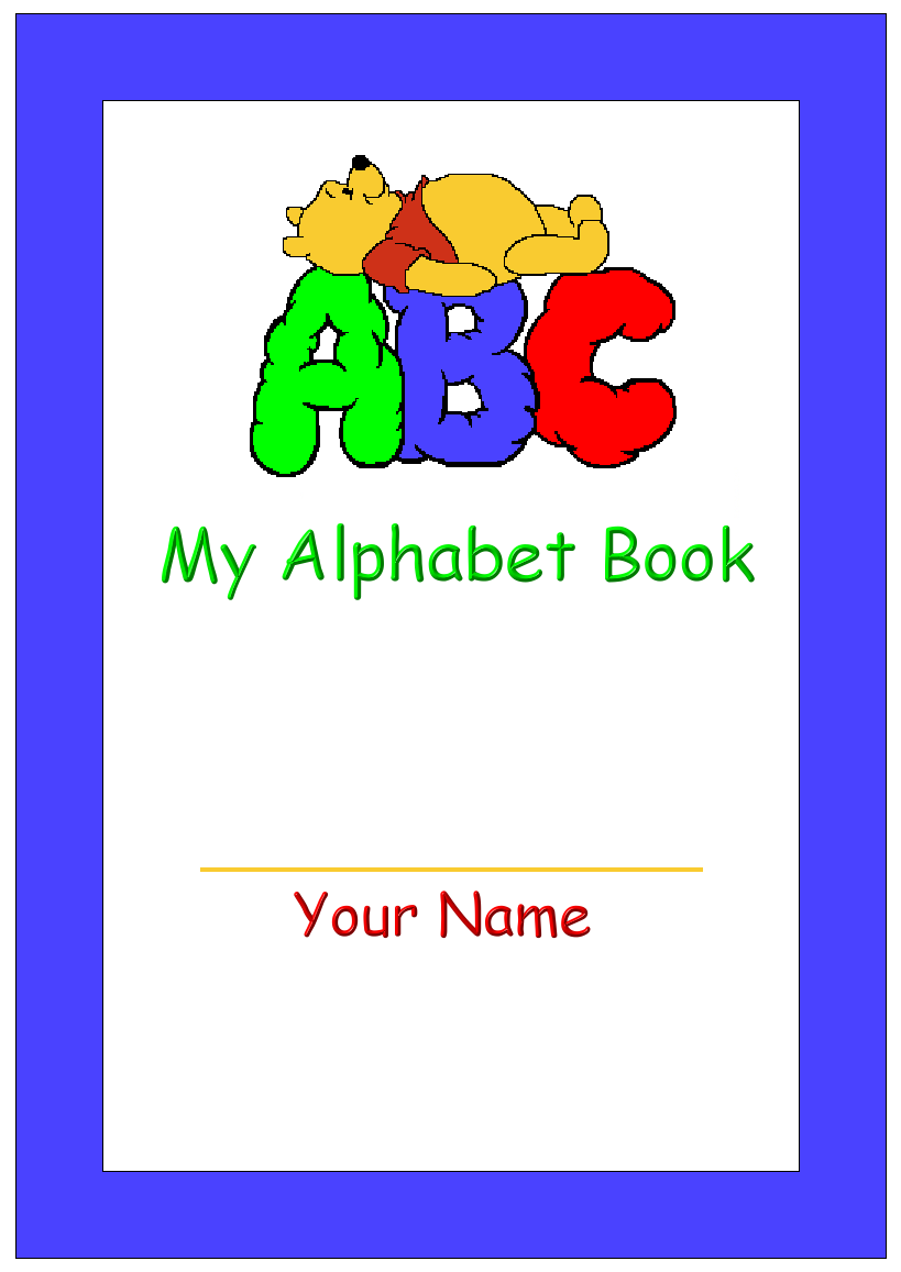 4 best images of printable abc book template free alphabet book cover