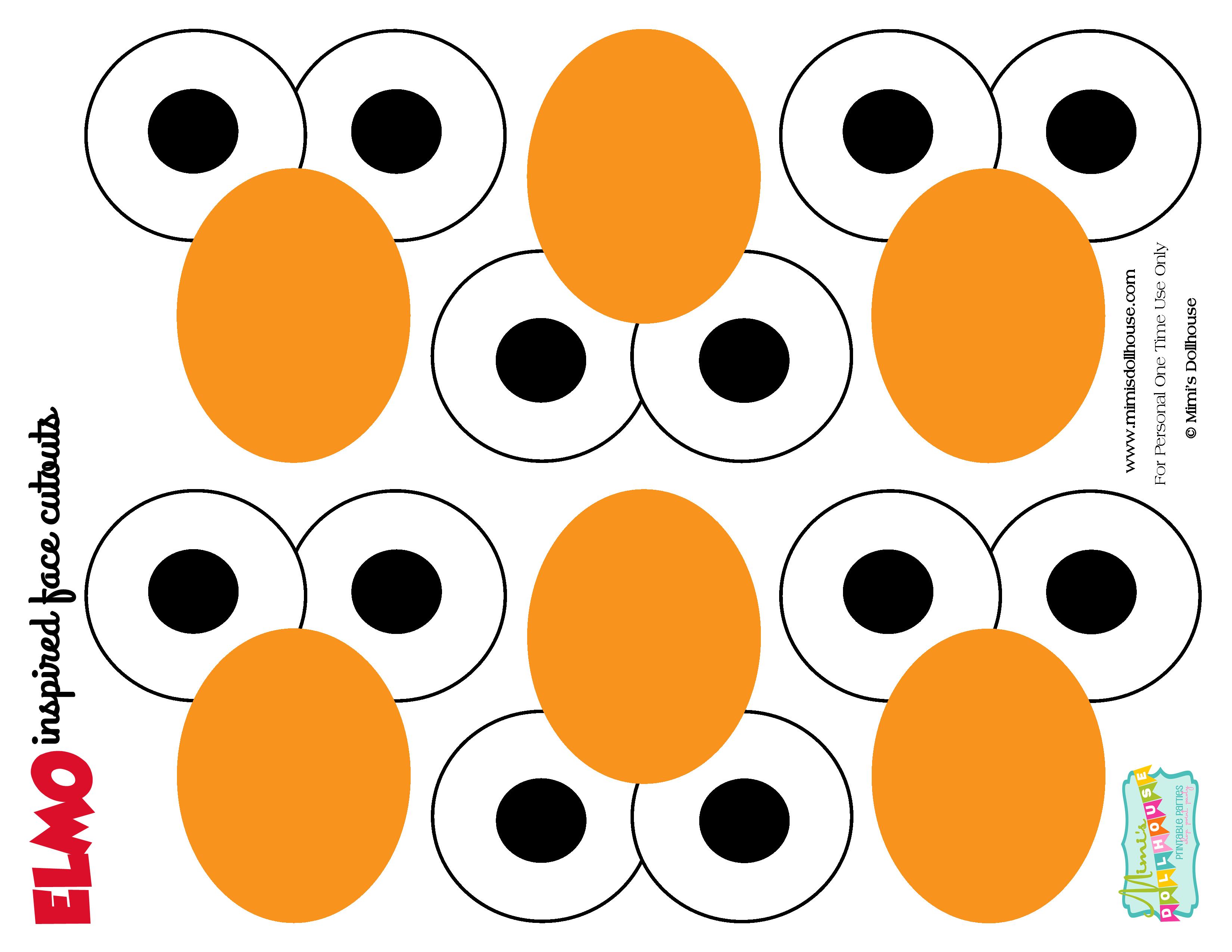 7 Best Images of Printable Elmo Face Sesame Street Elmo Face Template