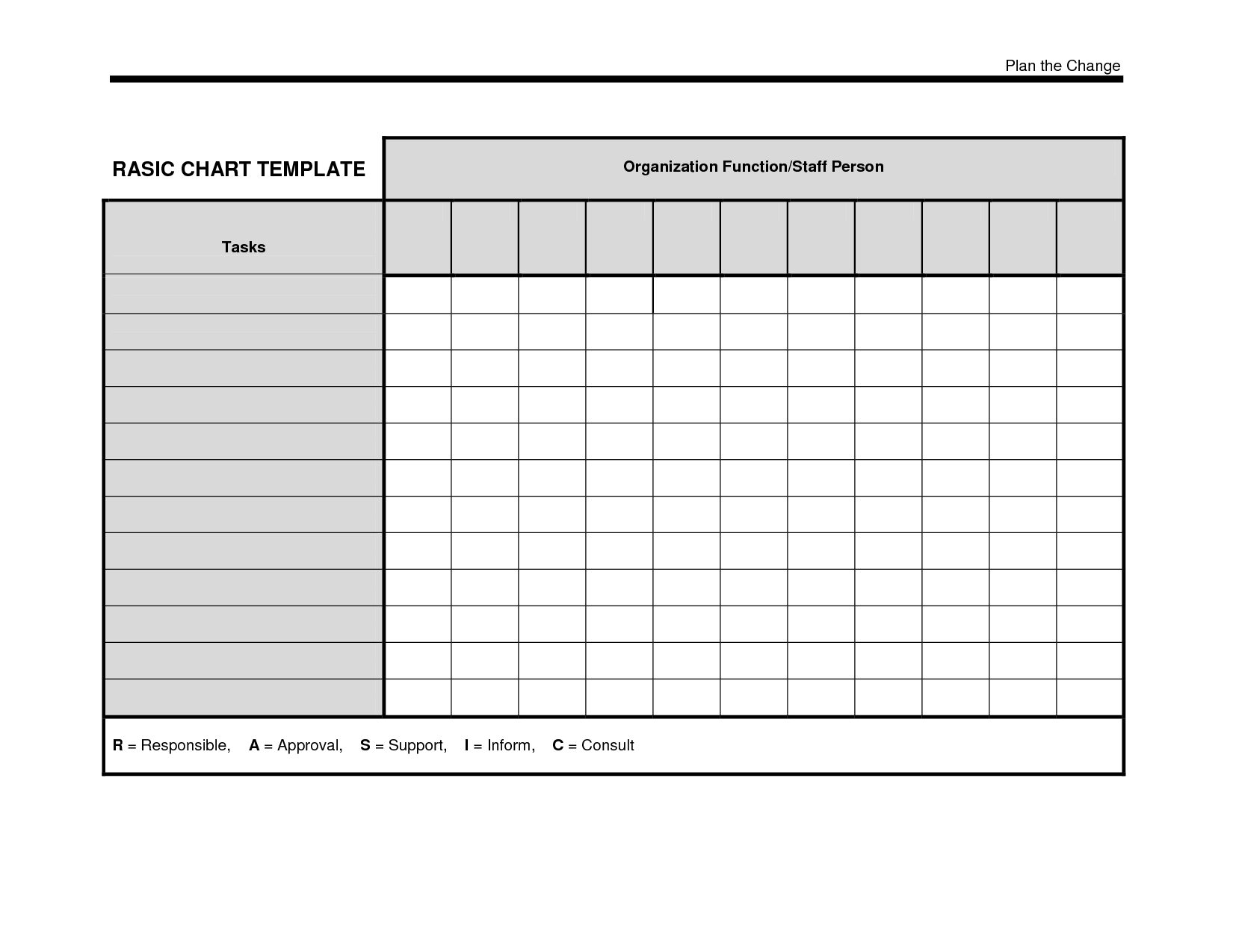 Printable Chart Templates