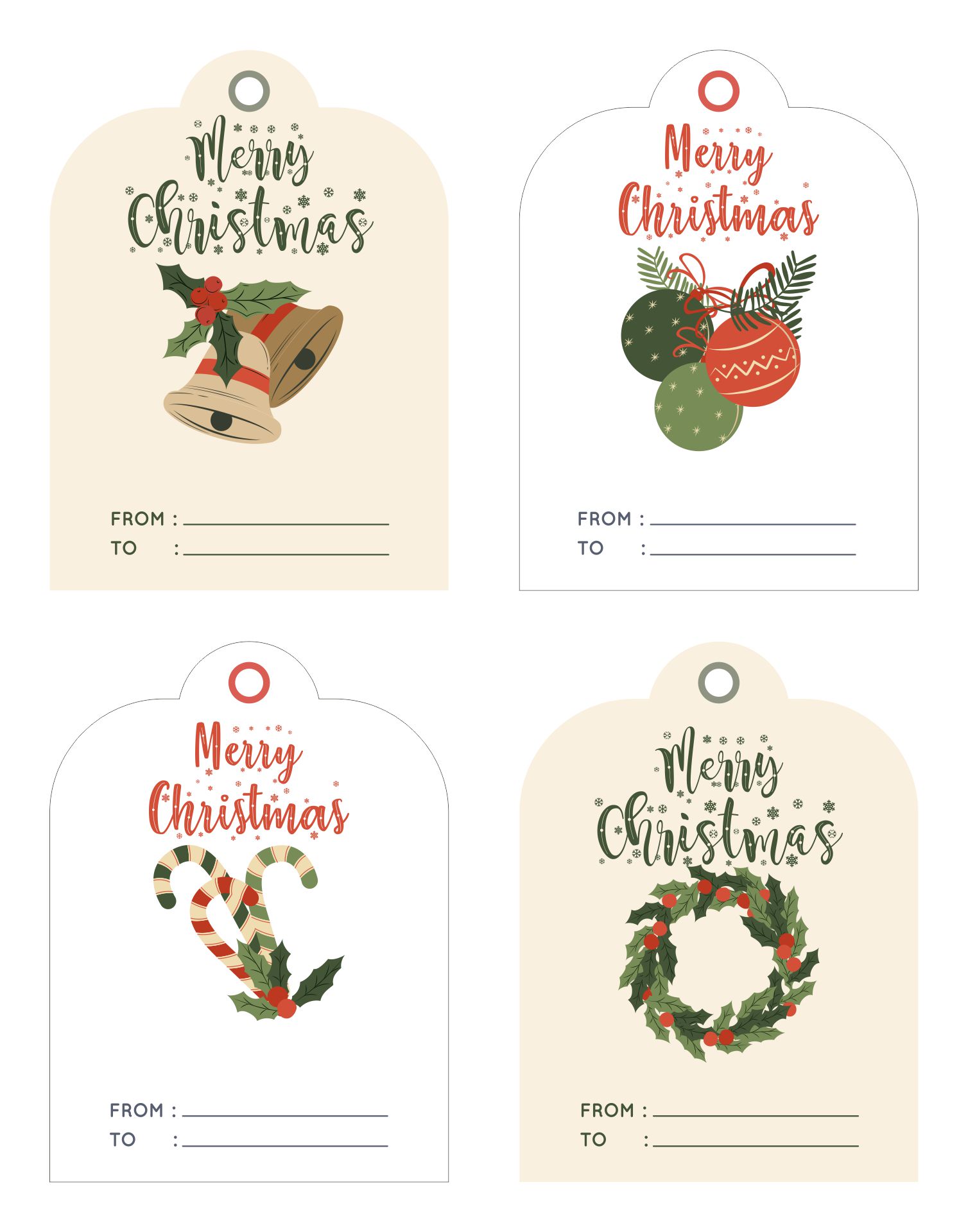 7 Best Images Of Blank Christmas Gift Tag Sticker Printable Printable 