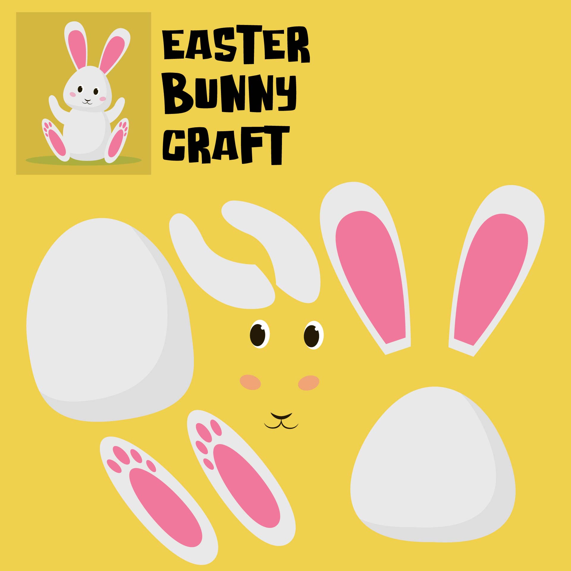 easter bunny coloring pages crafts - photo #19