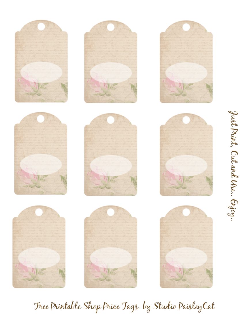 Editable Printable Price Tag Template