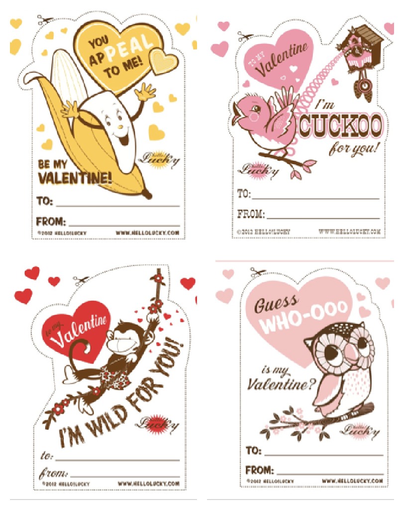Free Printable Valentine Cards For Classmates