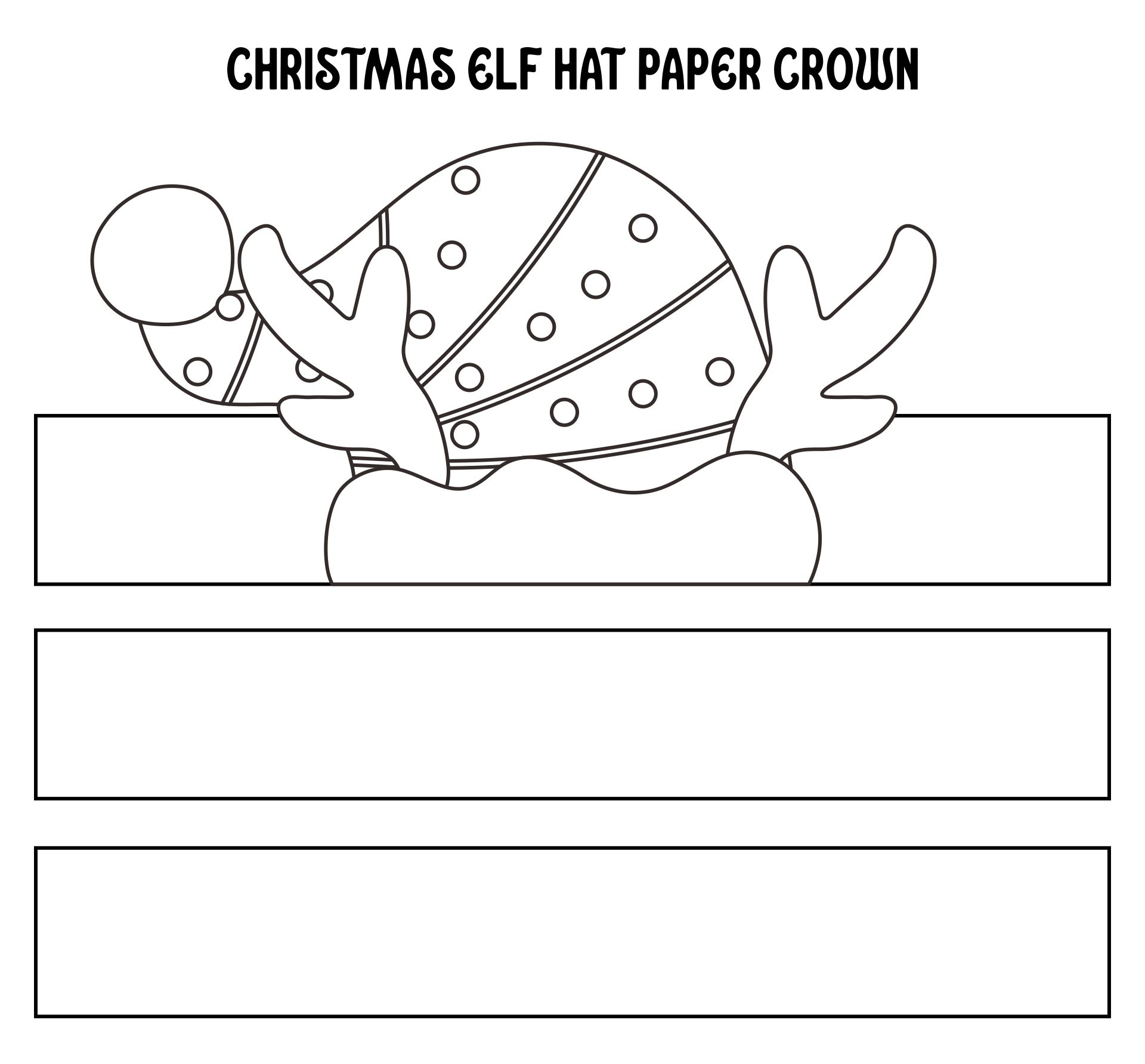 Elf Hat Template