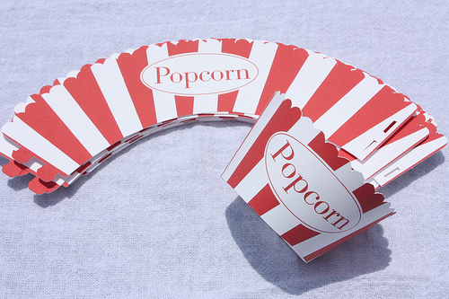 5 Best Images of Free Printable Popcorn Cupcake Liners Printable