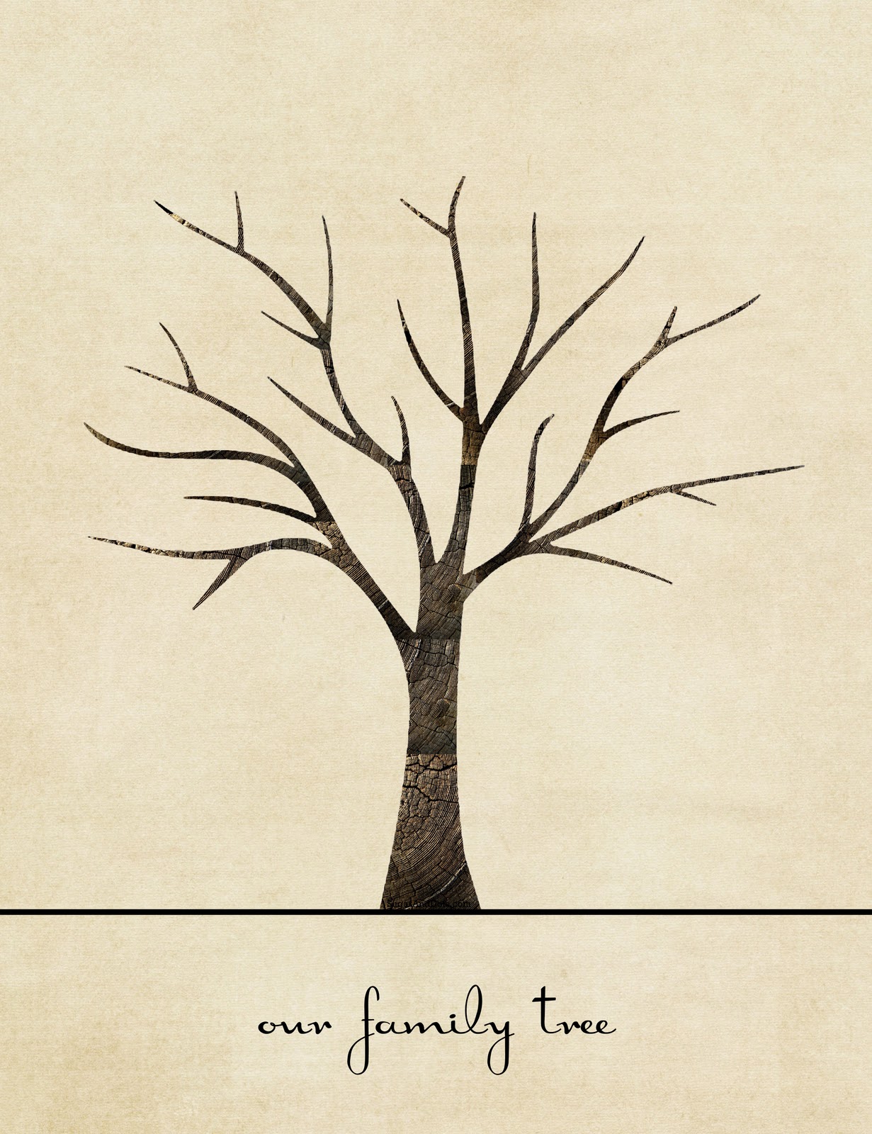 7 Best Images of Printable Tree Template With Leaves Fingerprint Tree