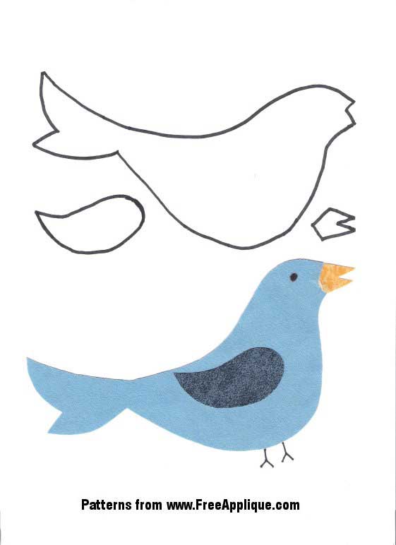8 Best Images of Bird Applique Quilt Patterns Free Printable Bird