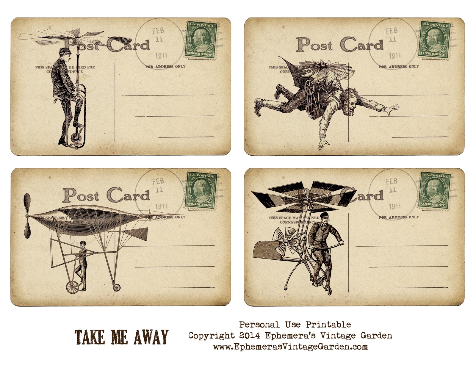 7 Best Images of Free Printable Steampunk Vintage - Free Digital