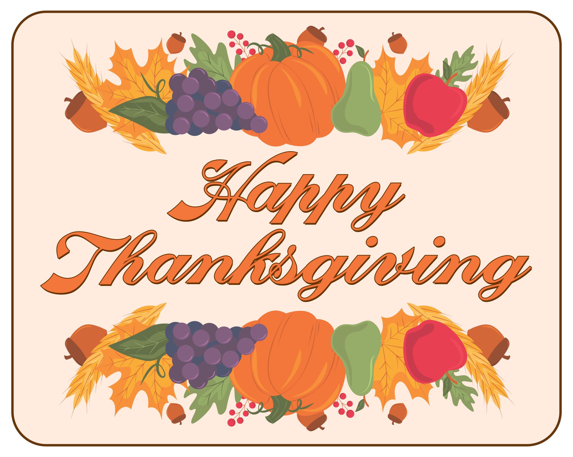 5 Best Images of Happy Thanksgiving Printable Signs Happy