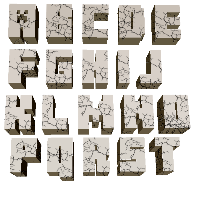 Free Printable Minecraft Alphabet Letters