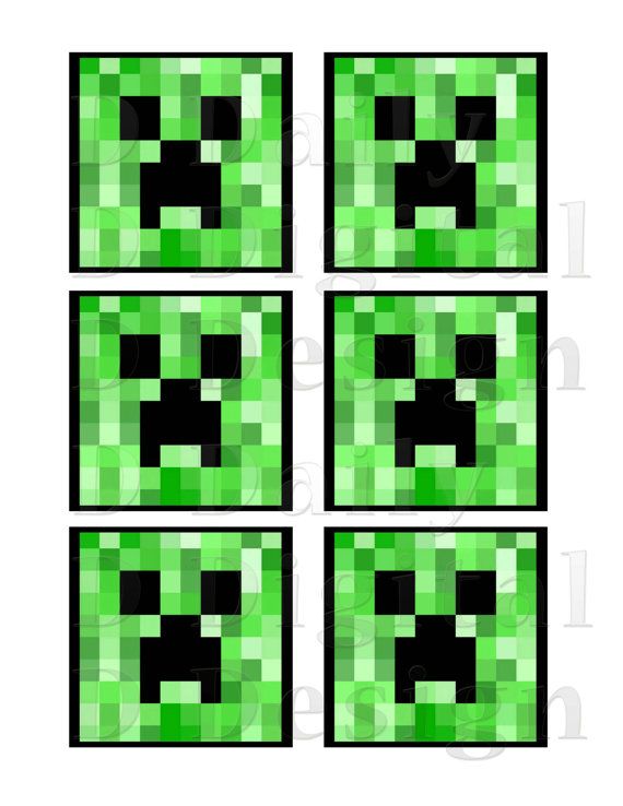 9 Best Images Of Printable Minecraft Birthday Favors Minecraft