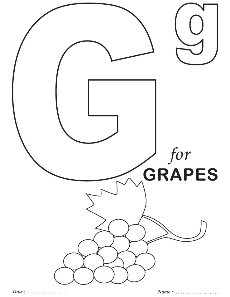 6 Best Images of Free Printable Alphabet Letter G Worksheets