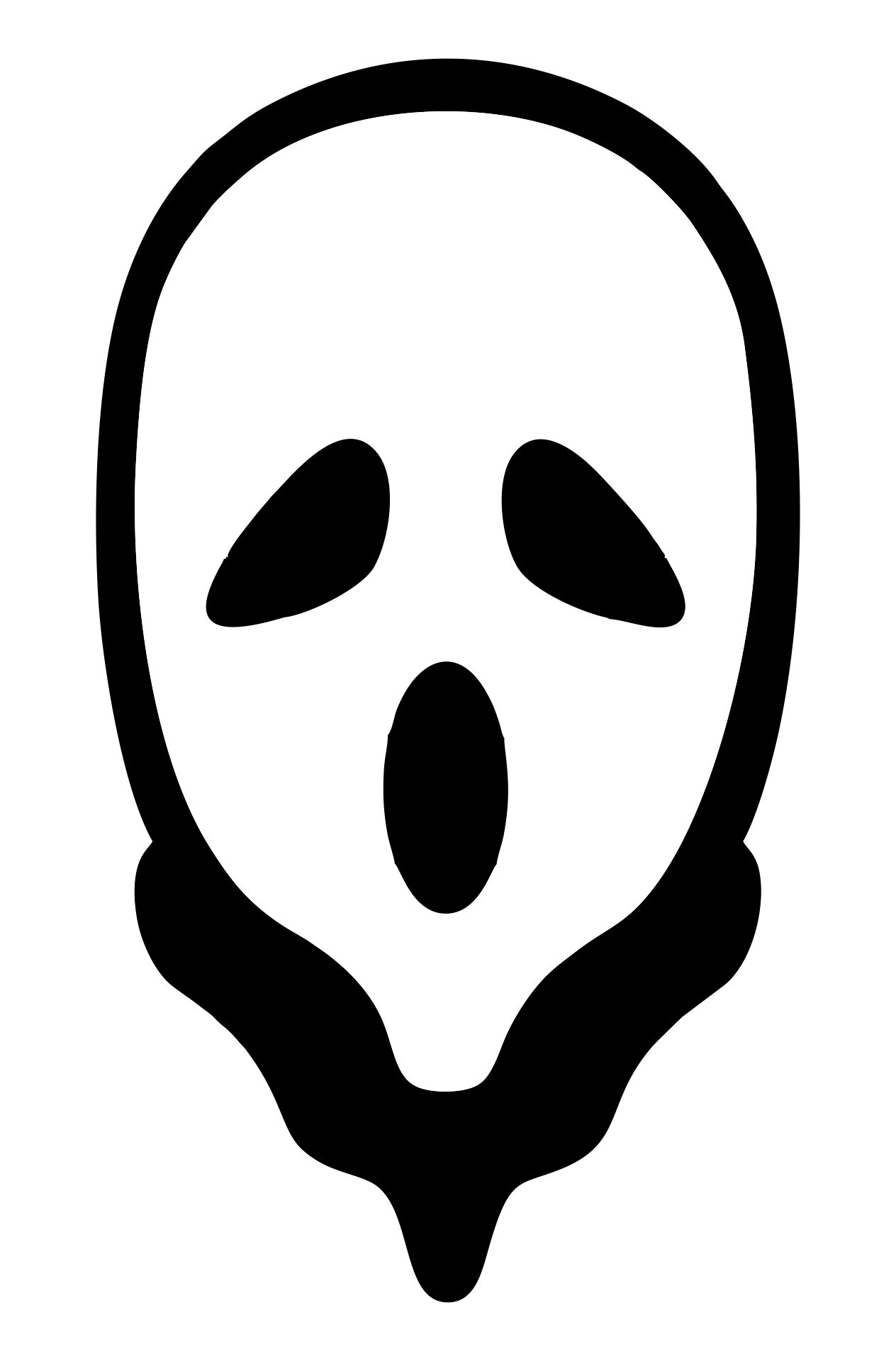 7 Best Images Of Printable Scary Halloween Faces Scary Face Pumpkin Carving Patterns Printable