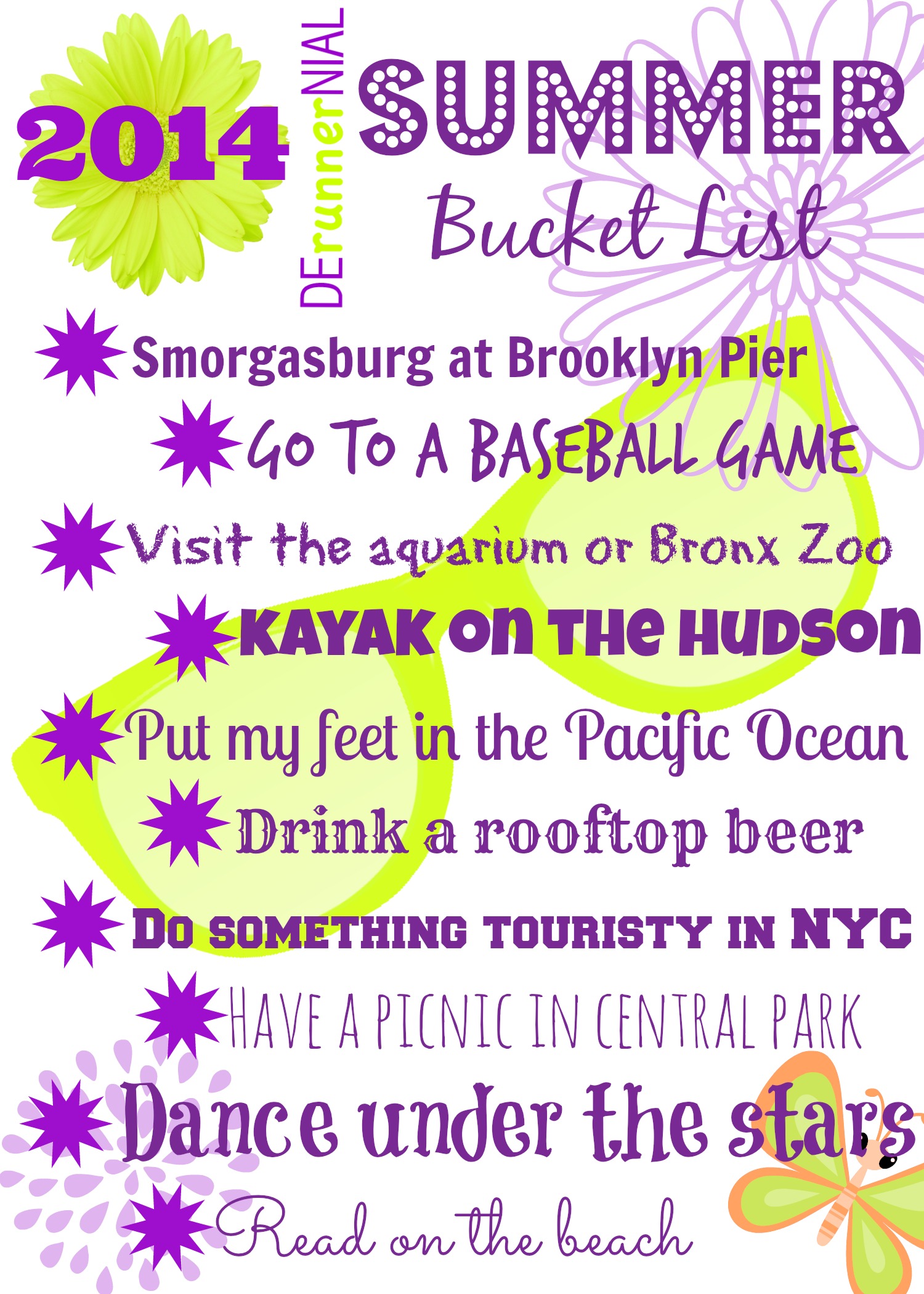 Retirement bucket list 