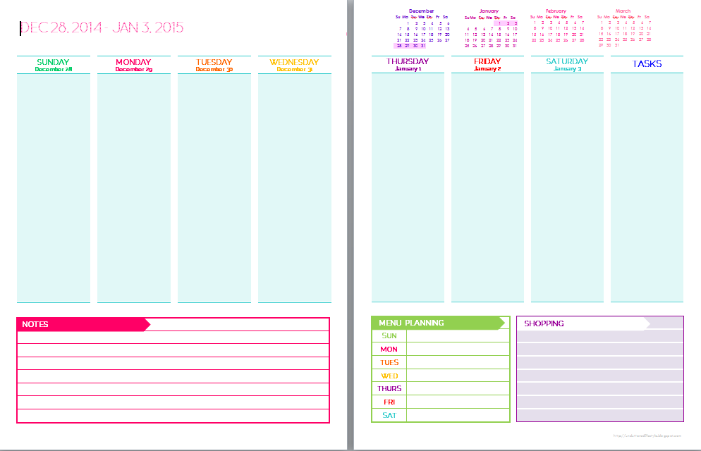 Weekly Planner Printable