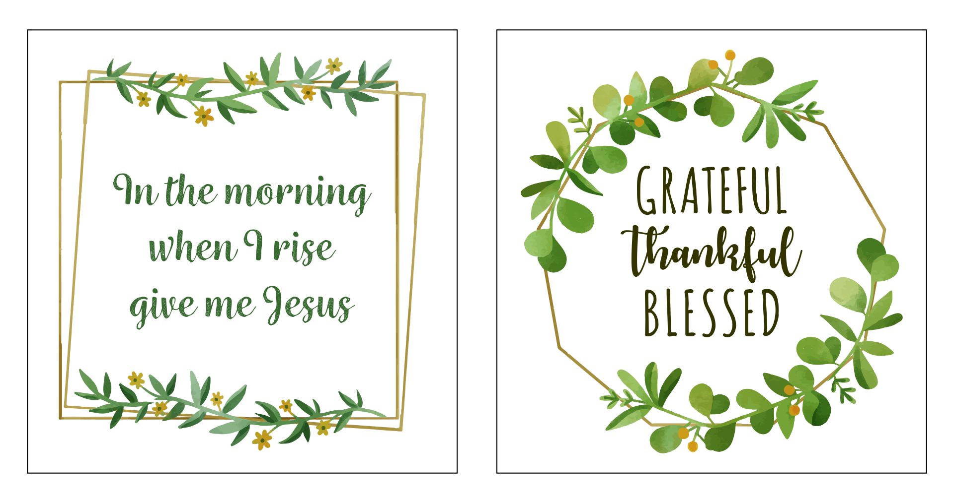 Count Your Blessing Note Cards Printable Free