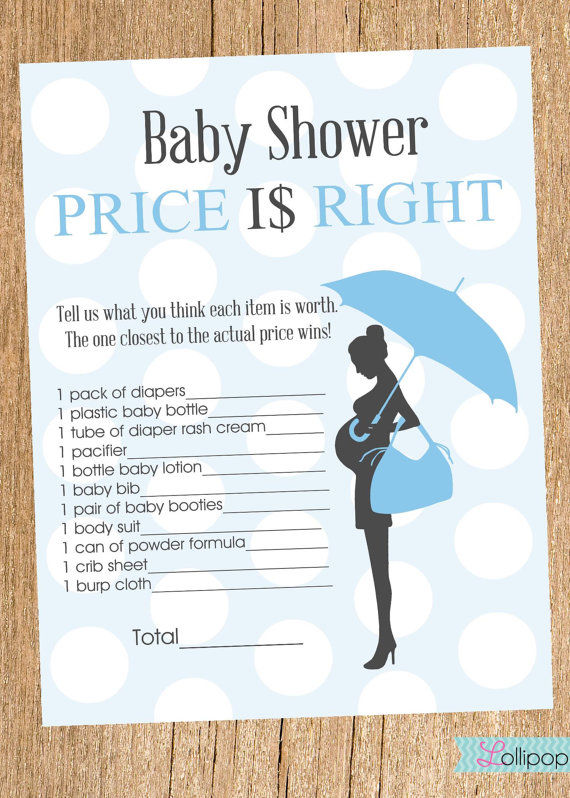 8 Best Images of Baby Price Is Right Printable Game Price Is Right