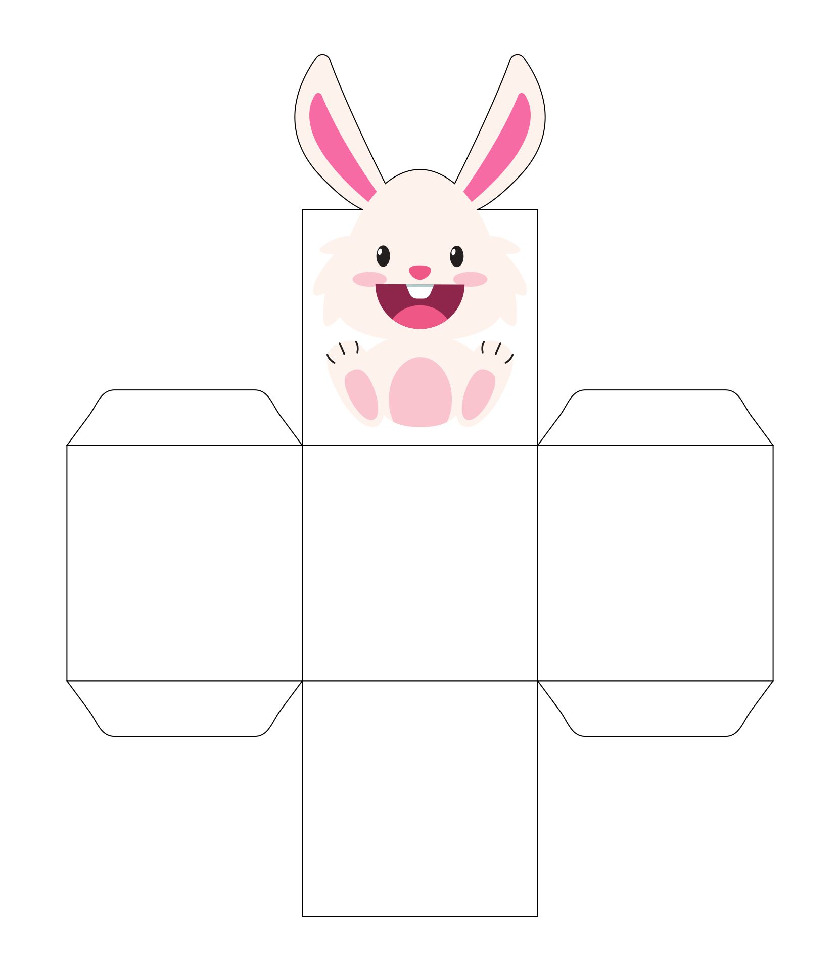 Printable Easter Box Template Printable Word Searches