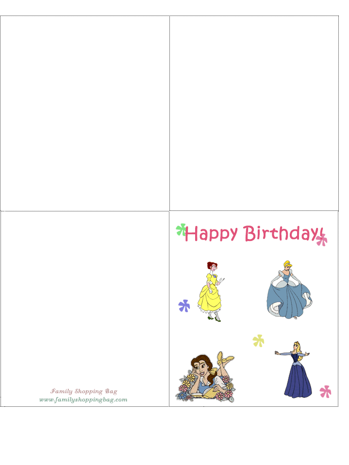 7 Best Images of Free Disney Printable Birthday Cards Free Printable