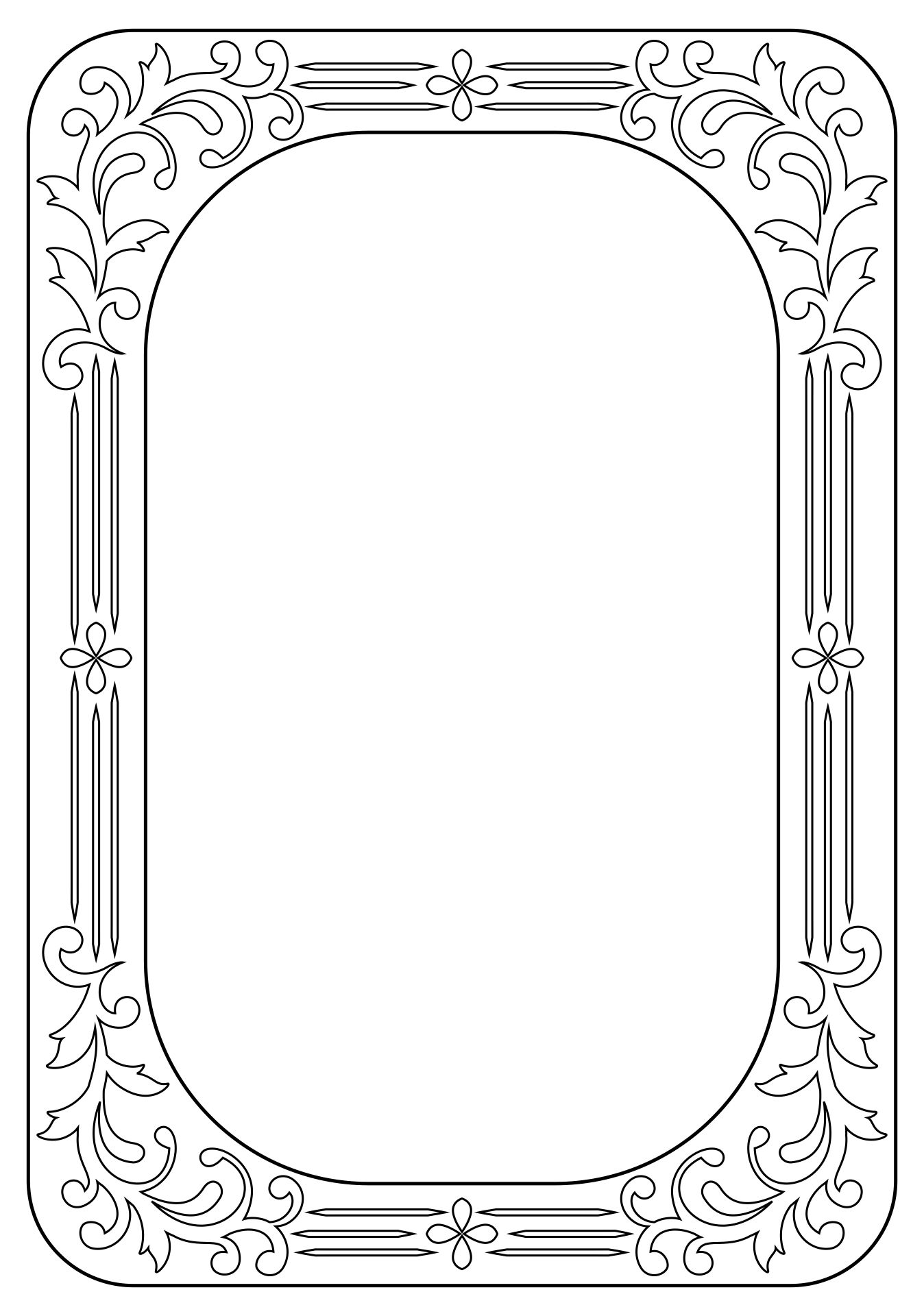Printable Picture Frames Templates Printable Templates