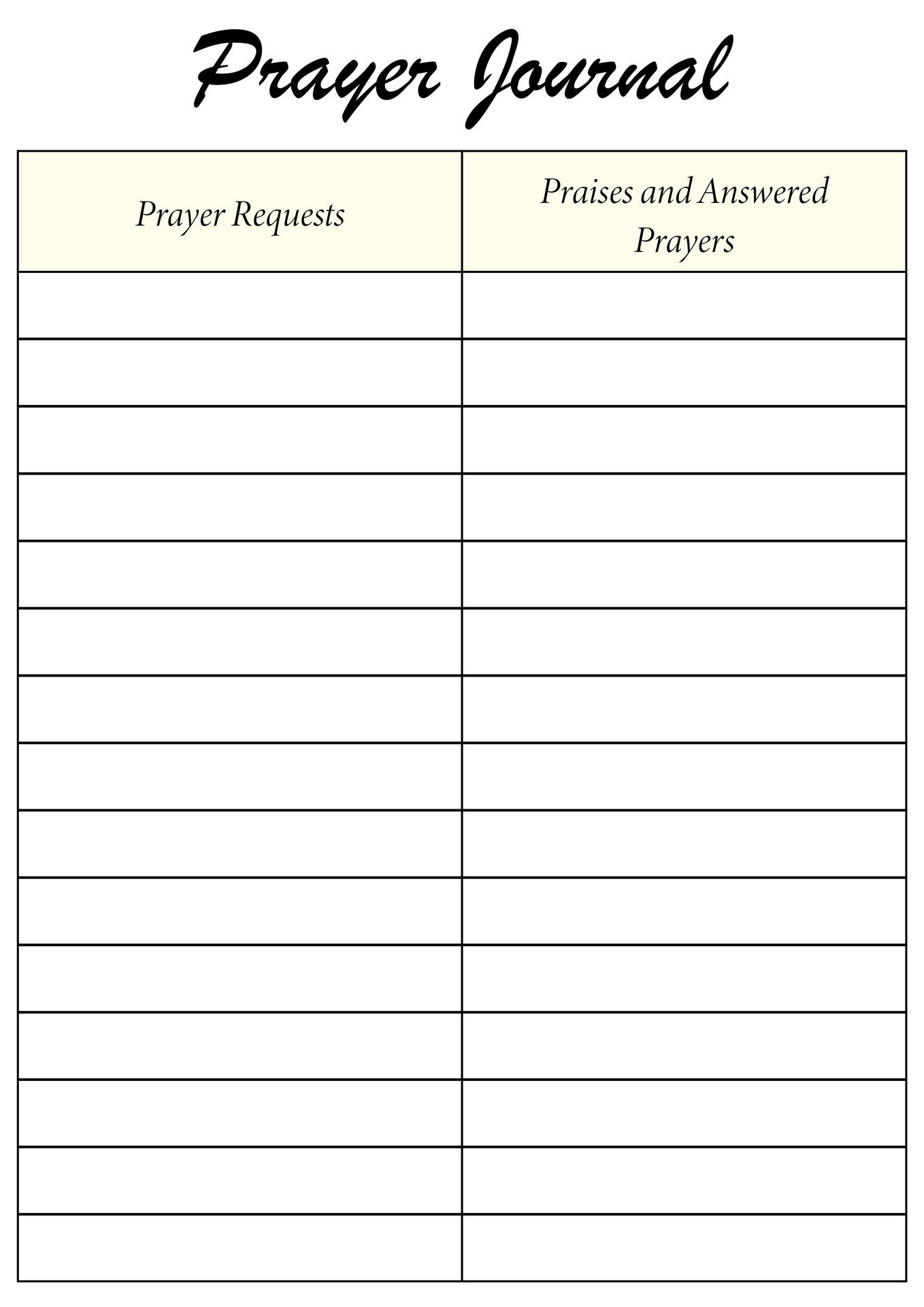 8 Best Images Of Printable Prayer Sheets Free Templates Printable 