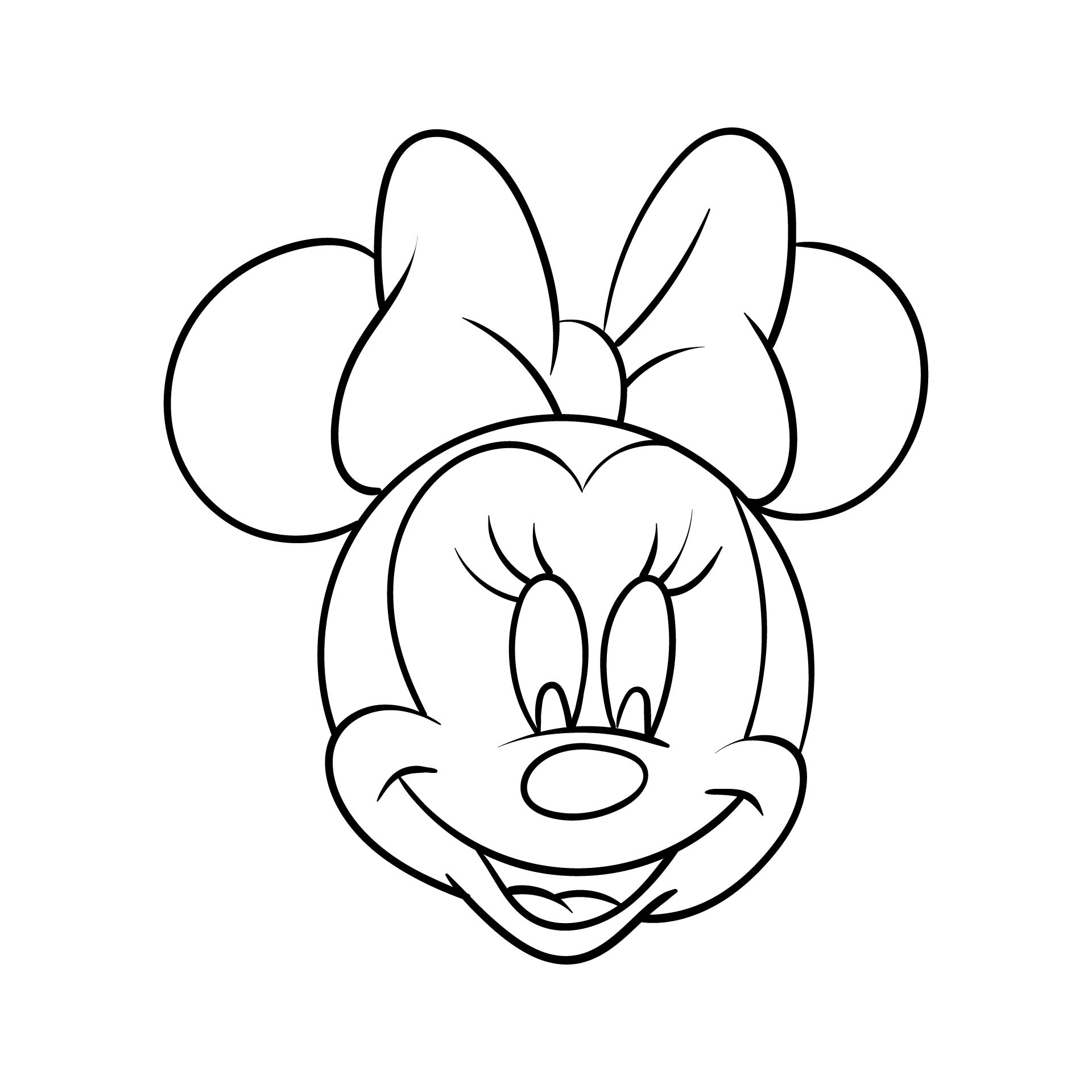 7 Best Images of Minnie Mouse Face Template Printable - Mickey and