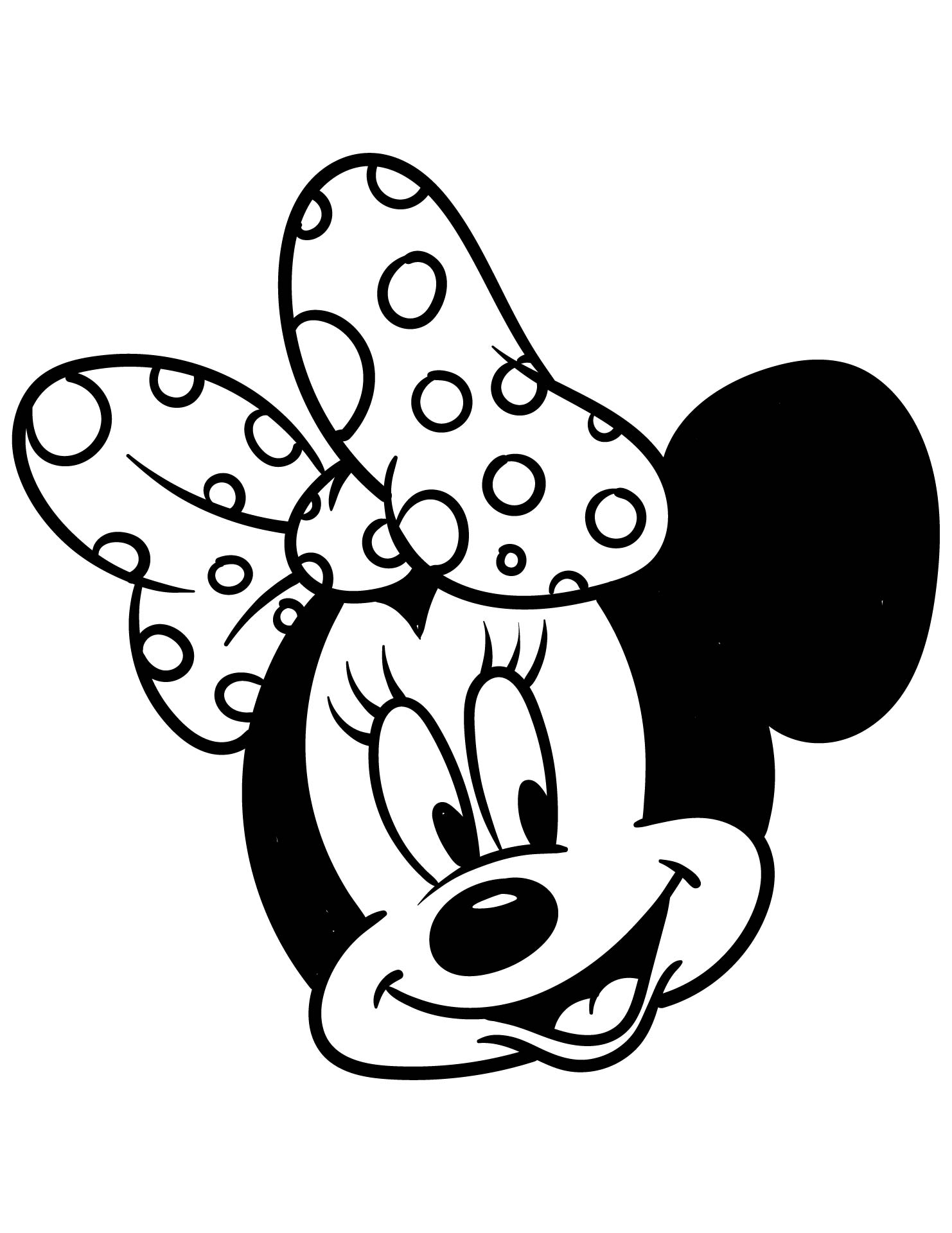 7 Best Images Of Minnie Mouse Face Template Printable Mickey And 