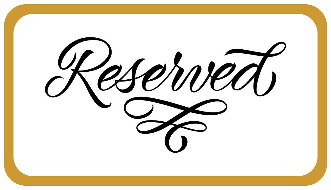 Free Printable Reserved Sign