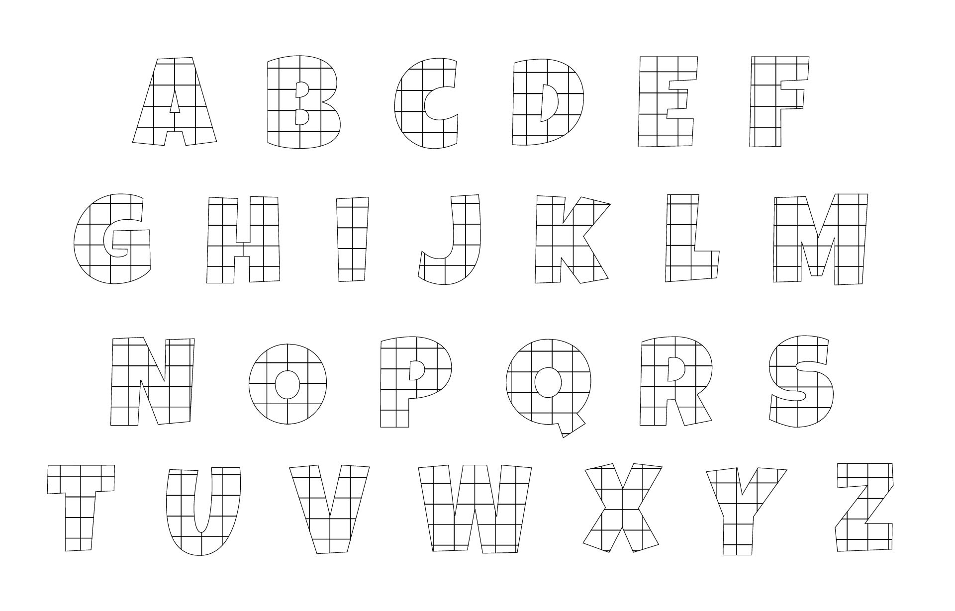 4 Best Images Of Printable Alphabet Block Letter Large Size Large