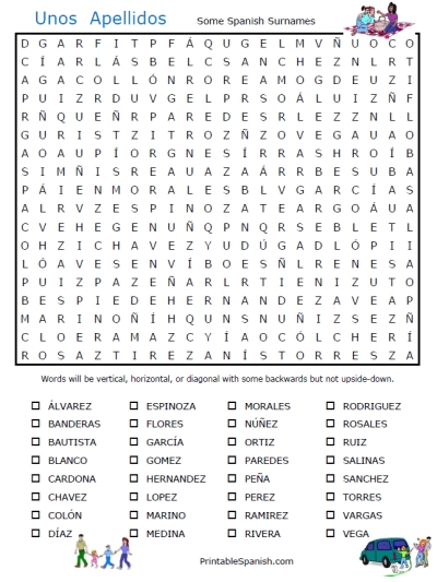 9 Best Images of Free Printable Spanish Puzzles - Spanish Word Search