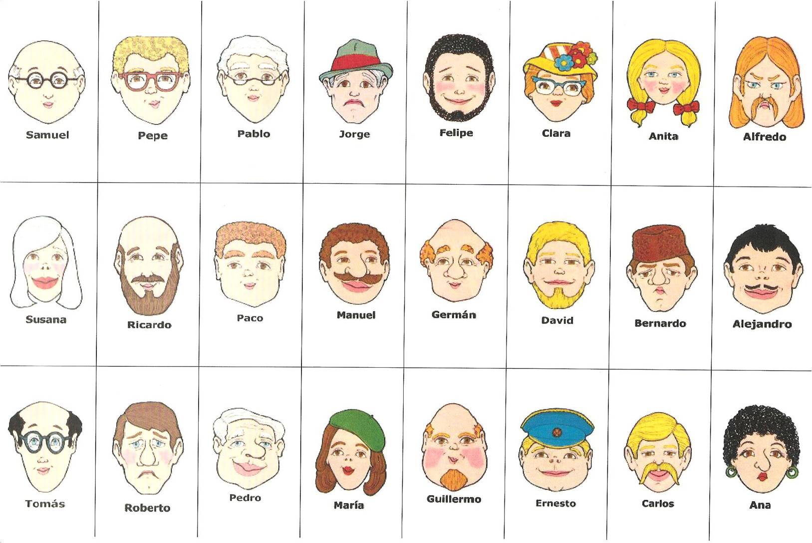 8 Best Images of Guess Who Game Printable Cards Guess Who Character