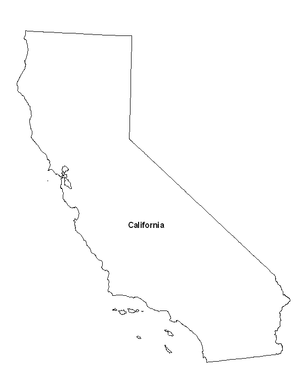 california state map coloring pages - photo #20