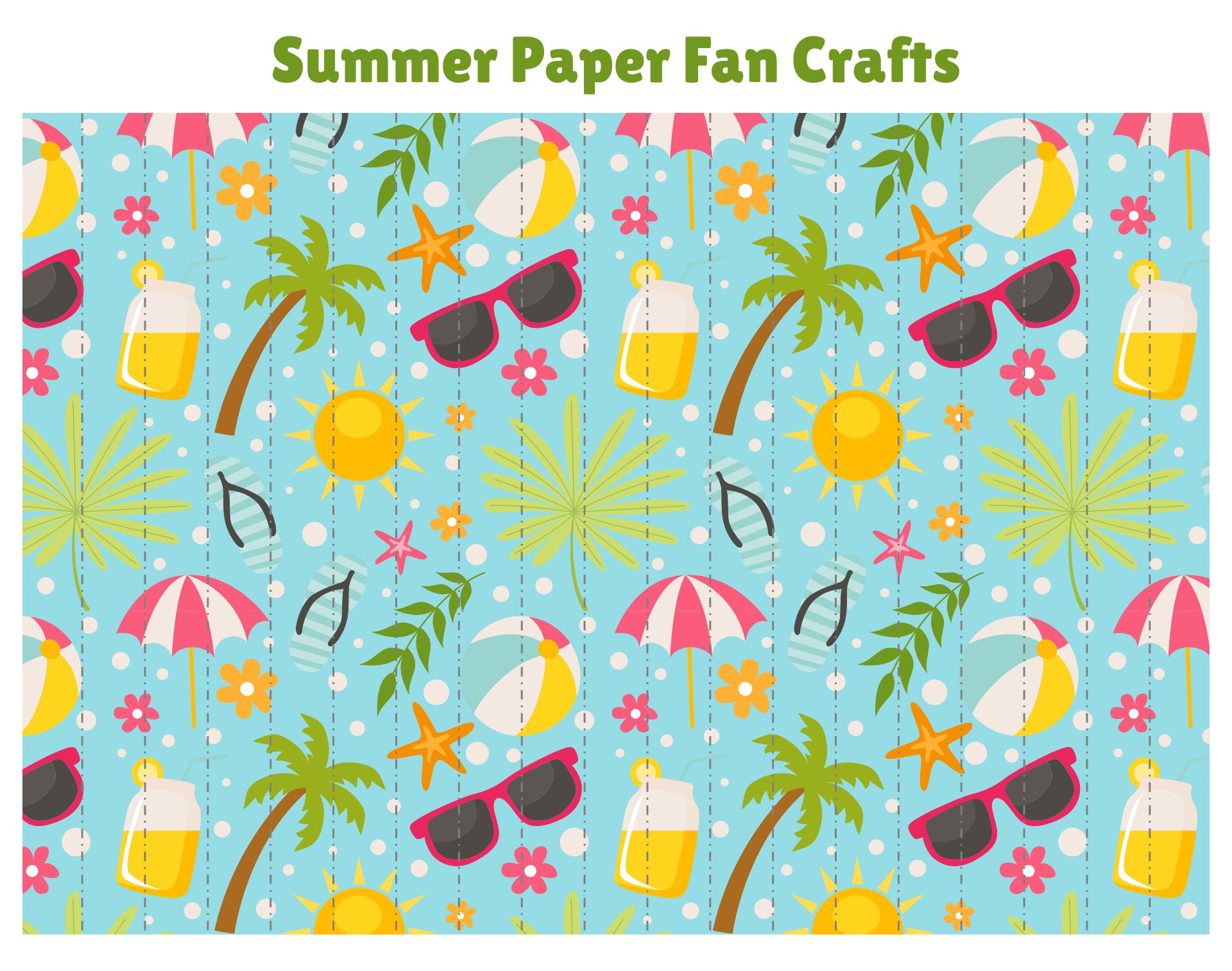 8 Best Images Of Printable Preschool Summer Crafts Kids Printable 