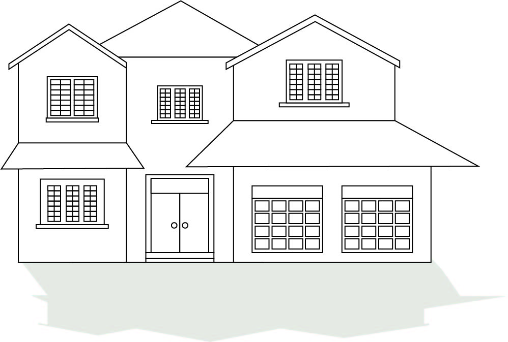 9 Best Images of House Outline Printable - House Outline Clip Art