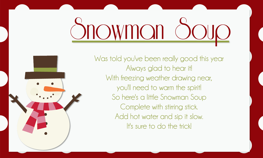 4 Best Images of Snowman Soup Printable Template Free Printable