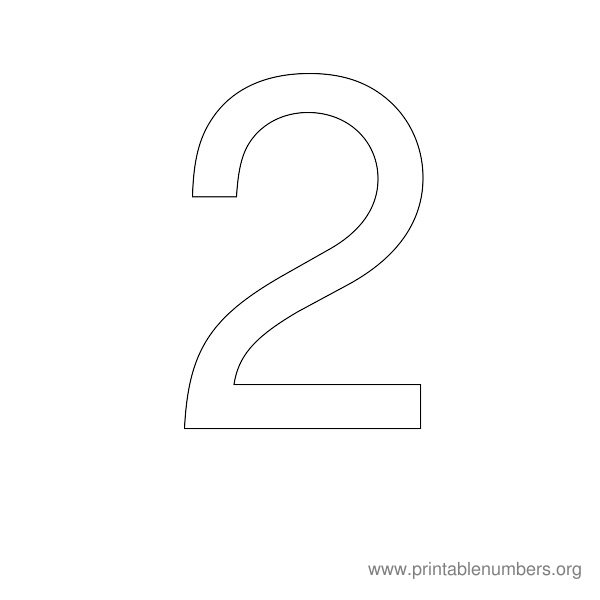 7 Best Images of Printable Number 1 Stencil - 1 Inch Number Stencils