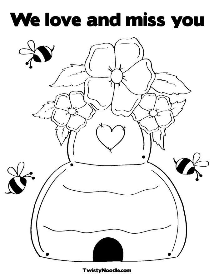 i miss daddy coloring pages - photo #16